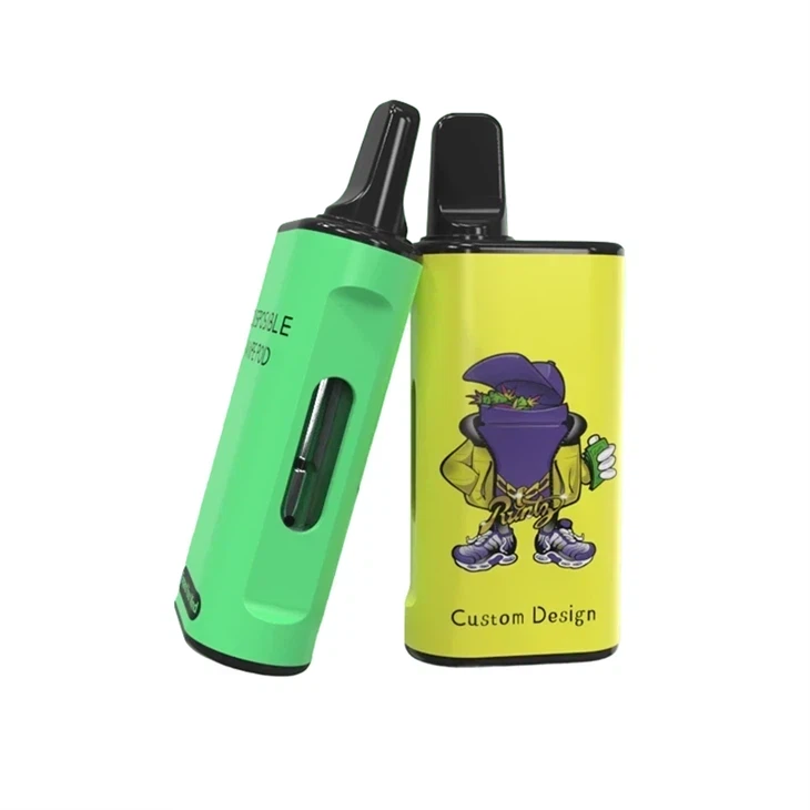 Neues Gerät zum Vorheizen des 2G / 3G CBD Einweg-Mod-Box-Vape-Geräts mit einstellbarer Spannung