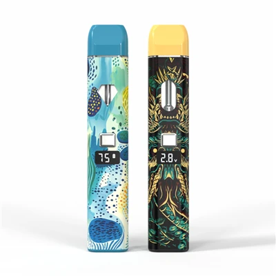 CBD Einweg-Vape-Pen E-Zigaretten 1ml / 2ml 350mAh Vaporizer Wiederaufladbare Gerätekapseln Keramikspule Ölkarren Leere Ölkartuschen Großhandelsfabrik