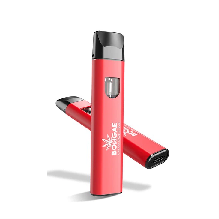 Europa Schönes, heiß verkauftes hochwertiges 1 ml/2 ml wiederaufladbares Einweg-Vape-Gerät für CBD/HHC-Öl